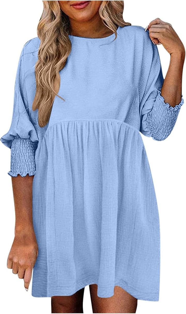 Women's Summer Dress | Smocked Cuff Mini