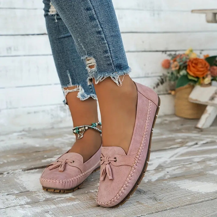 Loafers For Women | Tassel Closed Toe