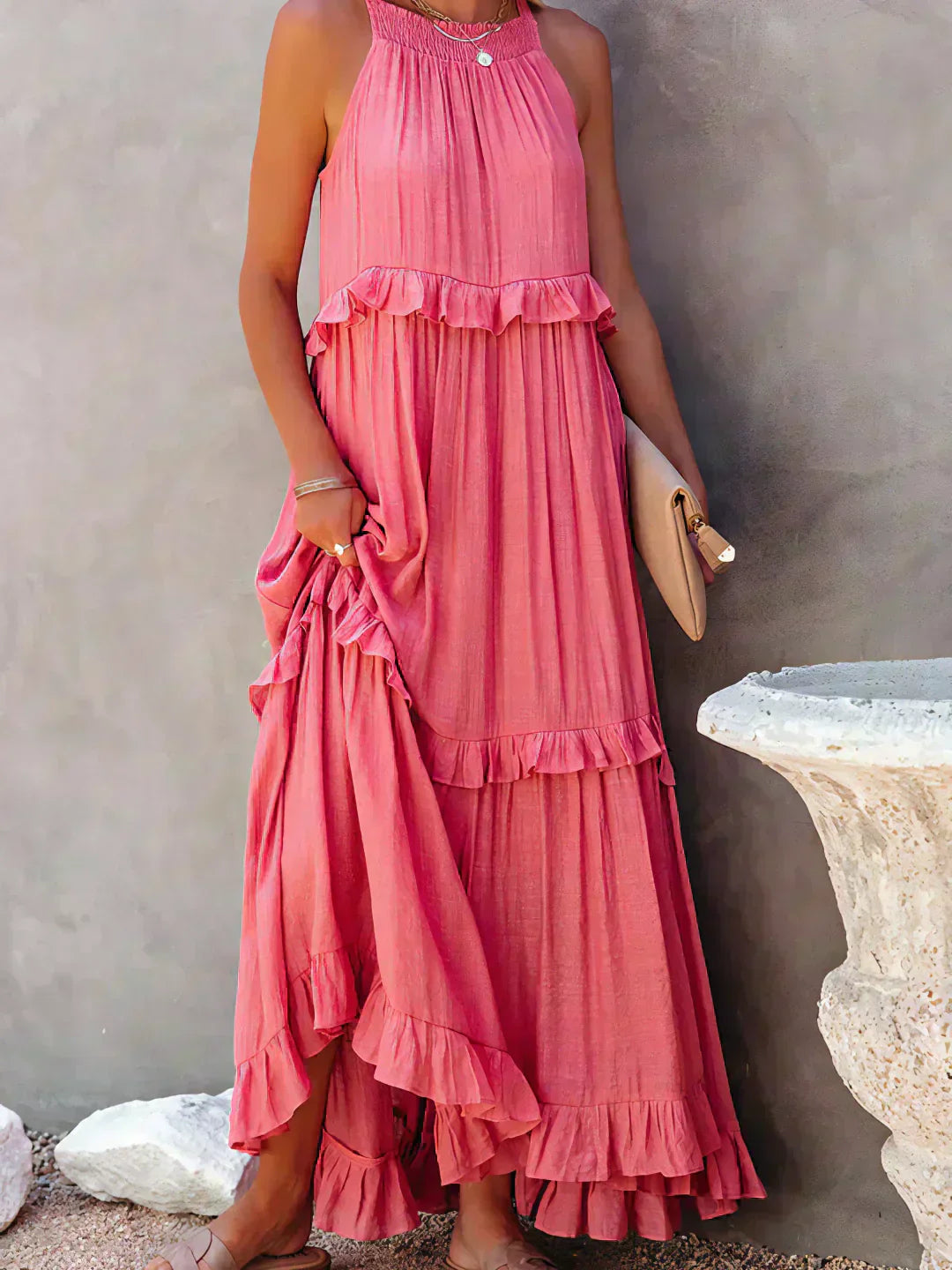 Women's Dress | Layered Tier Design Maxi