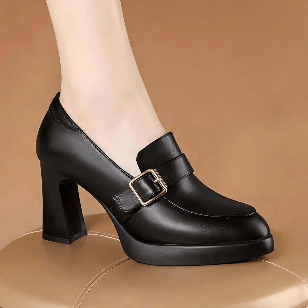 Mary Jane Shoes for Women | Buckle Strap Detail Block Heel