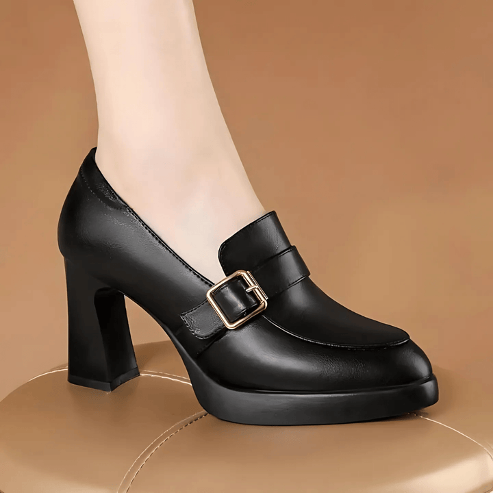 Mary Jane Shoes for Women | Buckle Strap Detail Block Heel