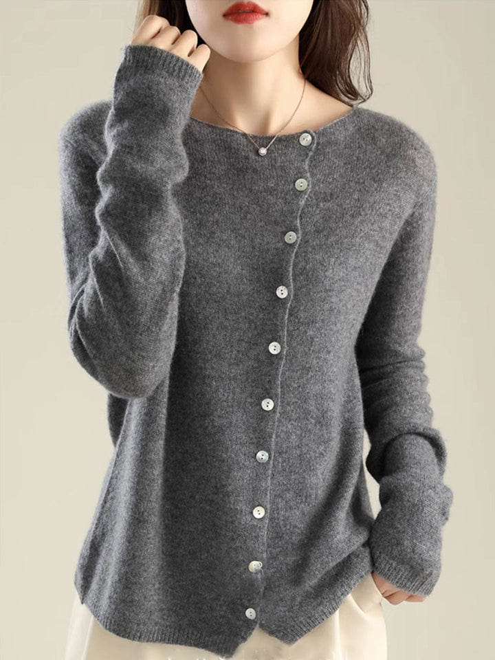 Women's Cardigan |  V-Neck Button Closure