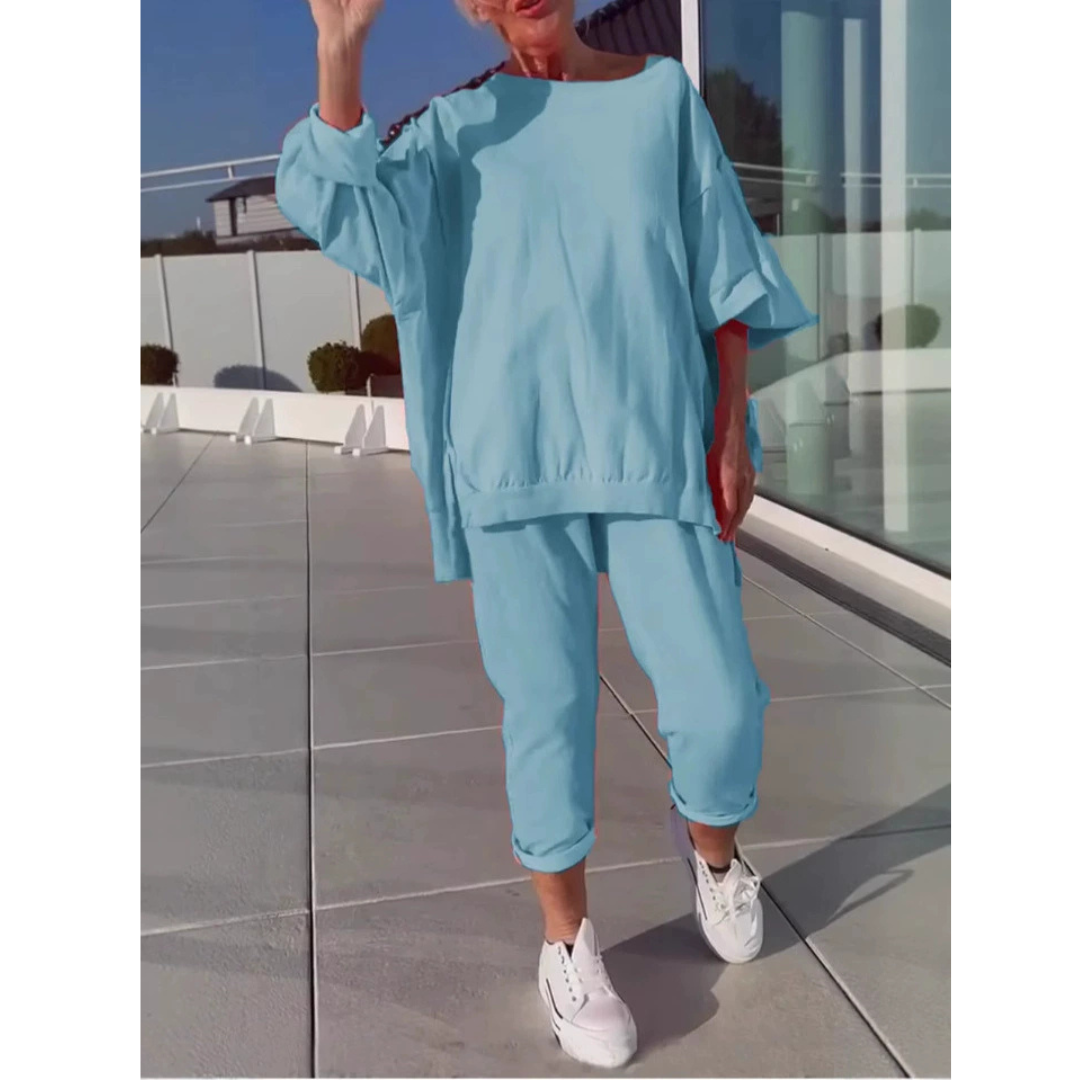 Women's Loungewear | Oversized Top Tapered Pants
