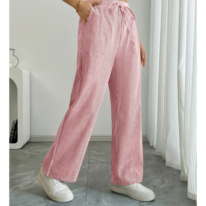 Women’s Pants | Striped With Pockets