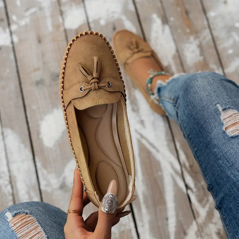 Loafers For Women | Tassel Closed Toe