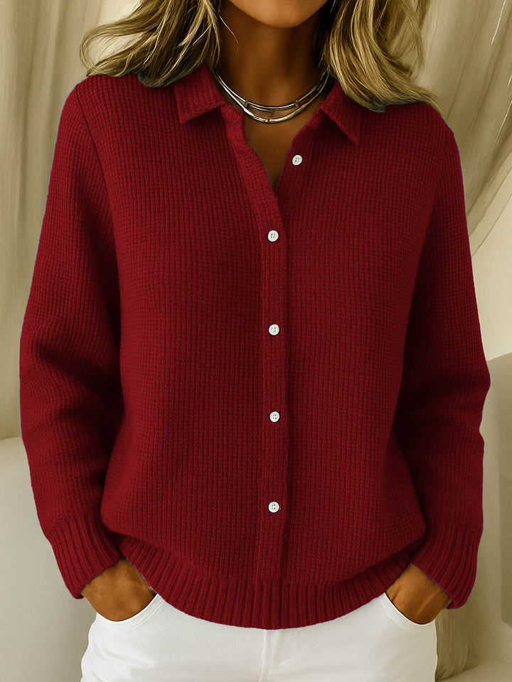Women's Sweater | Full Button-Front Closure