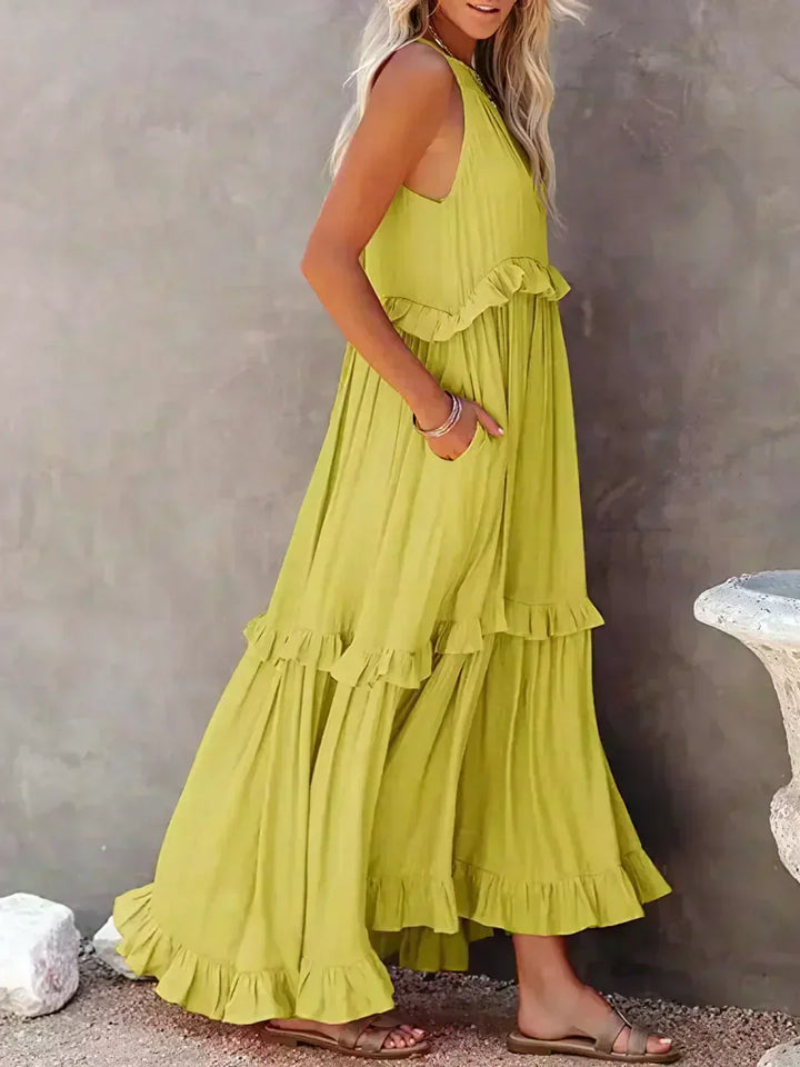 Women's Dress | Layered Tier Design Maxi