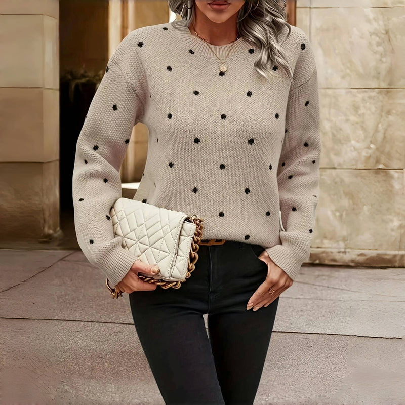 Women's Sweater | All-Over Dotted Pattern
