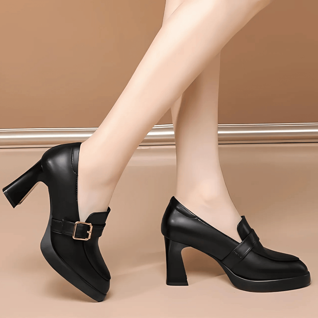 Mary Jane Shoes for Women | Buckle Strap Detail Block Heel