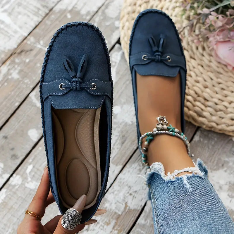 Loafers For Women | Tassel Closed Toe