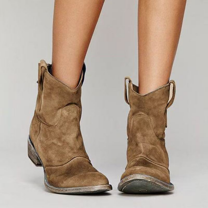 Boots for Women | Ankle-height Western Pull Tabs