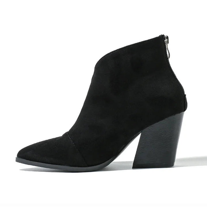 Boots for Women | Ankle-Height Block Heel