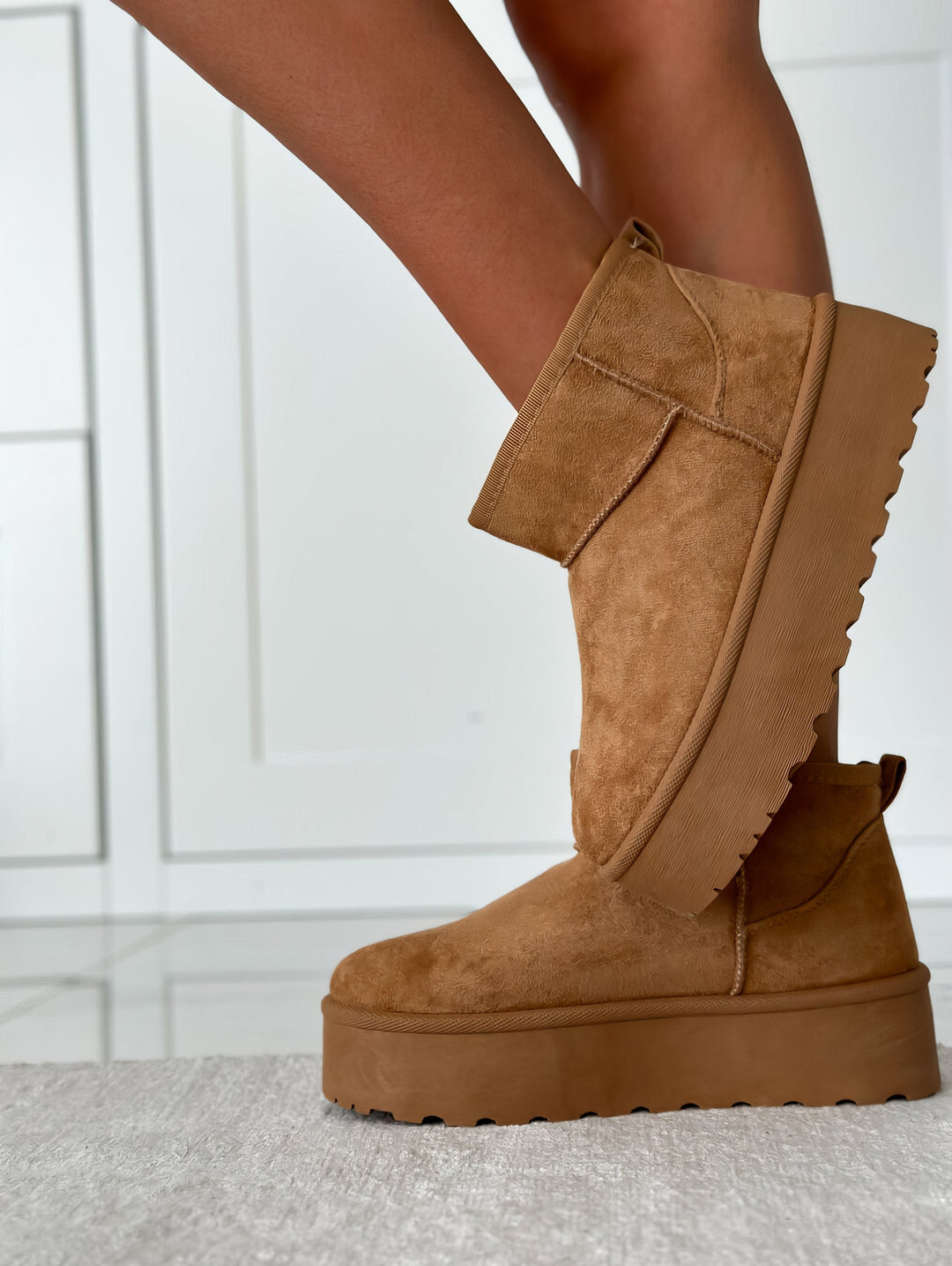Boots For Women | Ankle Pull-On With Platform Sole