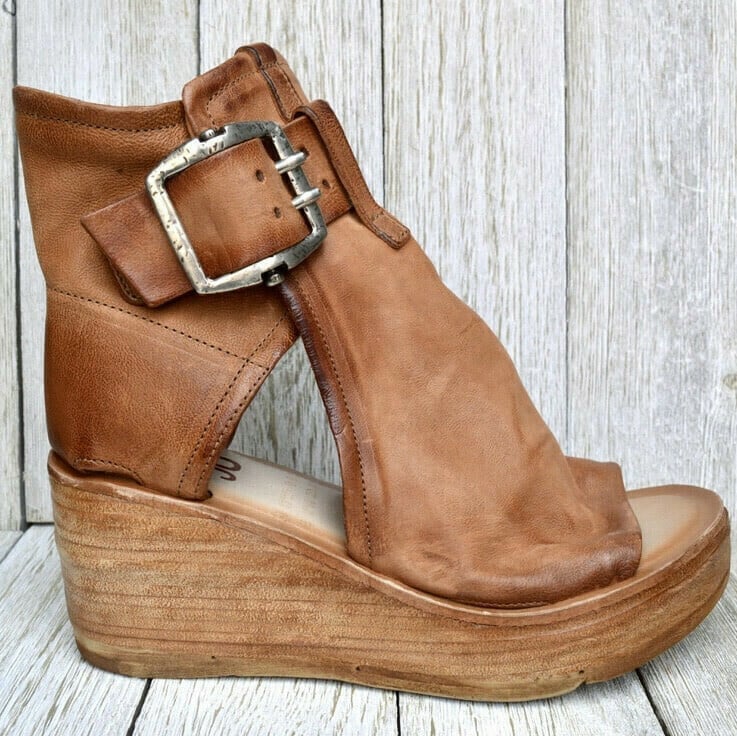 Sandals For Women | Buckle Strap Wedge Style