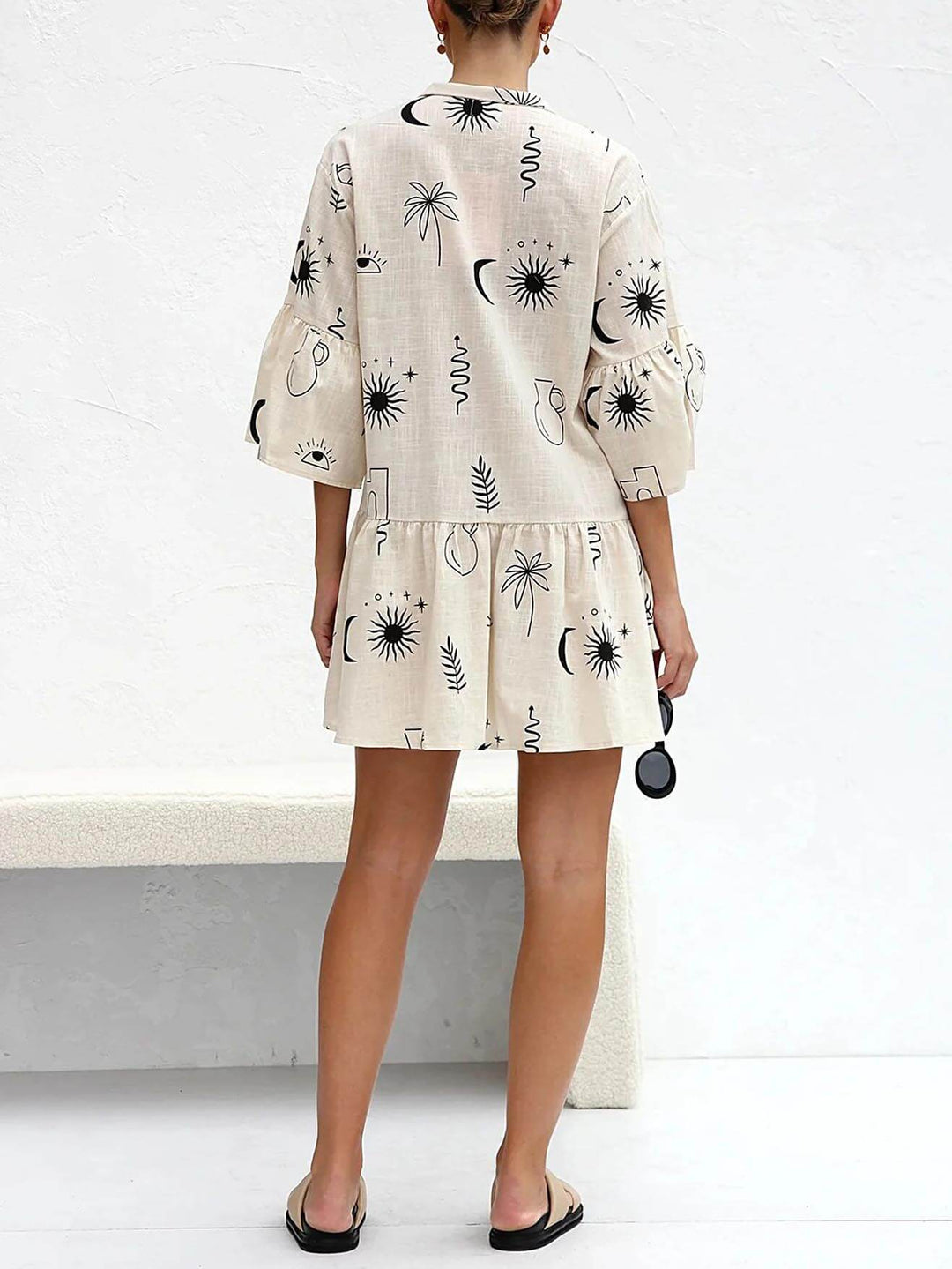 Women's Mini Sundress | Botanical Print