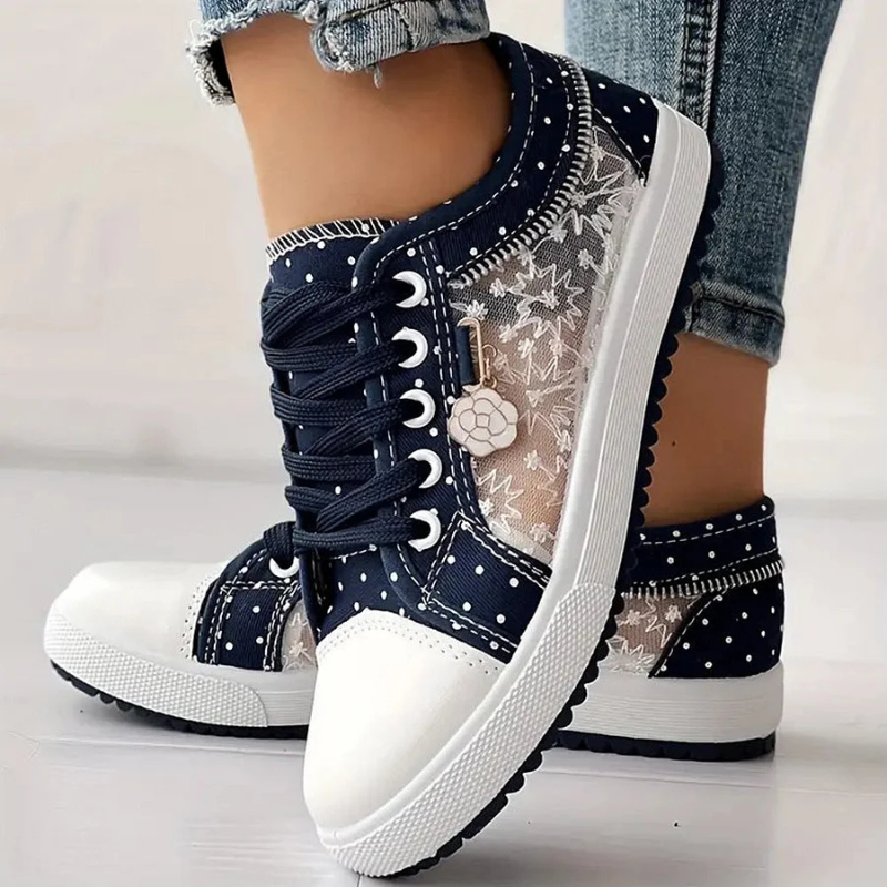 Sneakers For Women | Tie-Front  Low-Top
