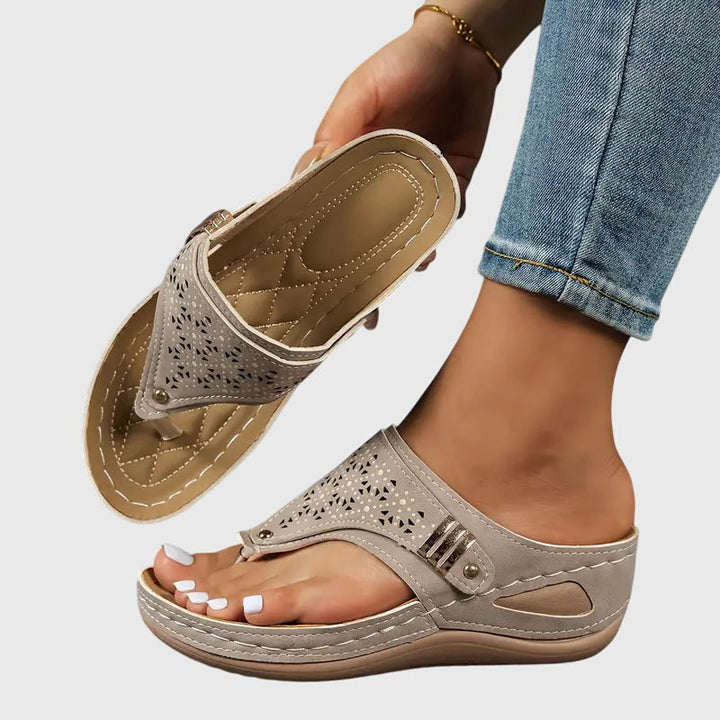 Women's Comfortable Sandals | Orthopedic Cushioned Slip-On