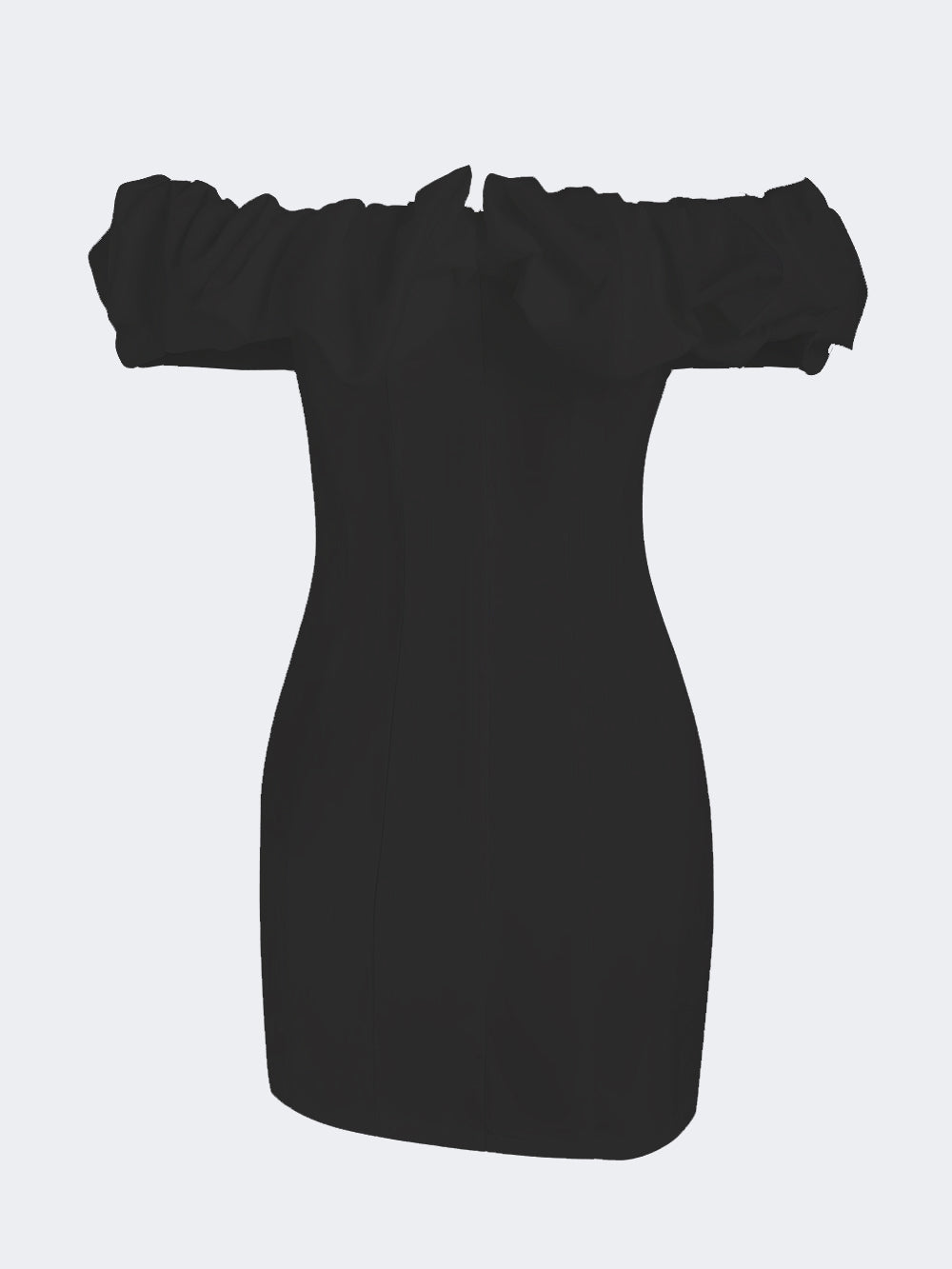 Women's Mini Sundress | Strapless Ruffled