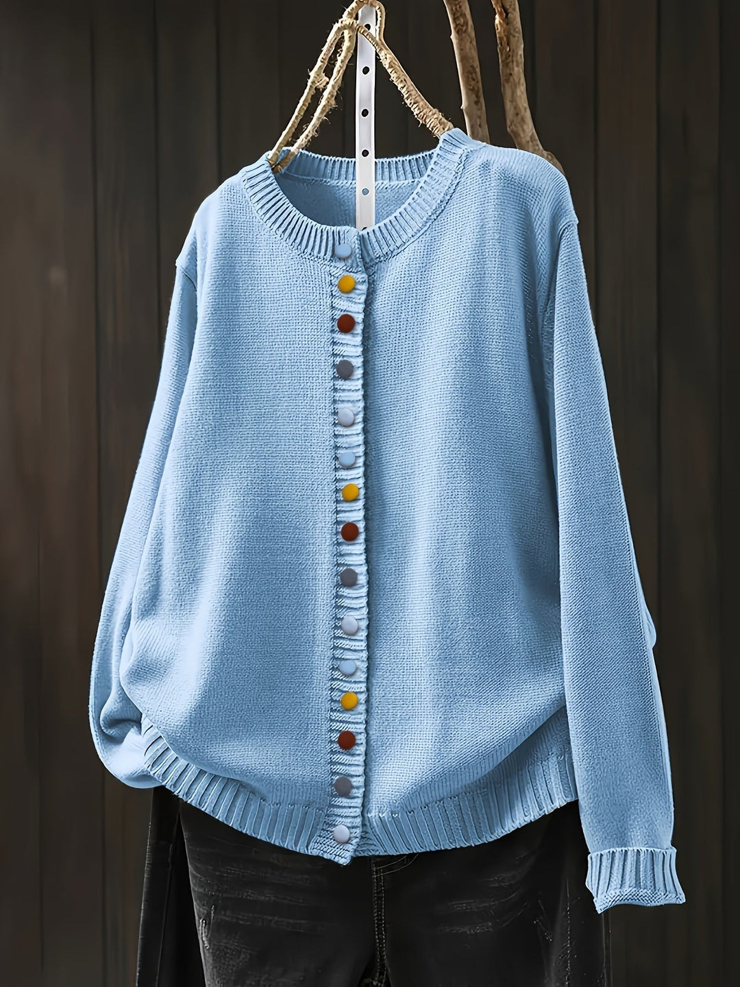 Women’s Cardigan | Colorful Button Front Knit