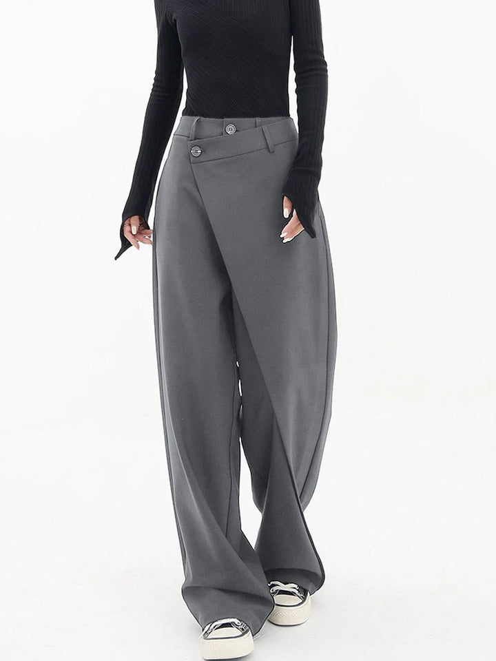 Women's Trousers | Overlap Waist Design