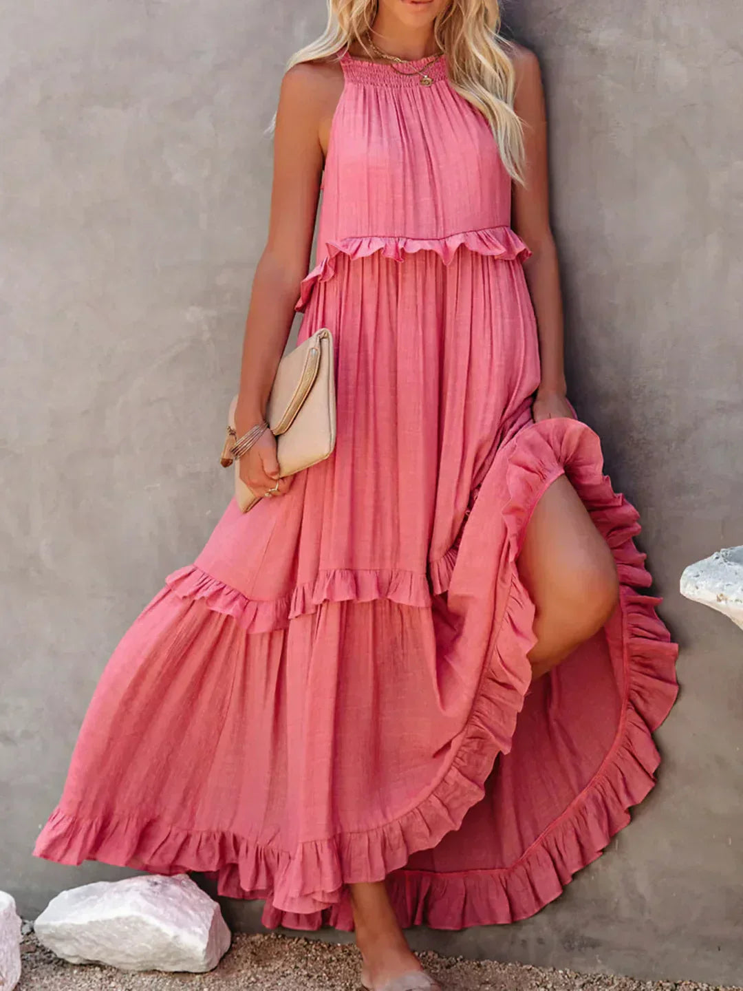 Women's Dress | Layered Tier Design Maxi