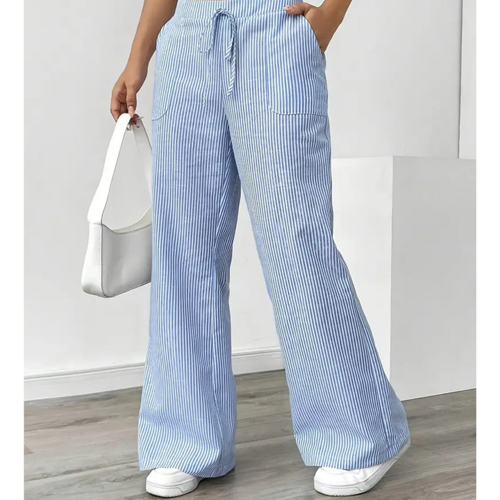 Women’s Pants | Striped With Pockets