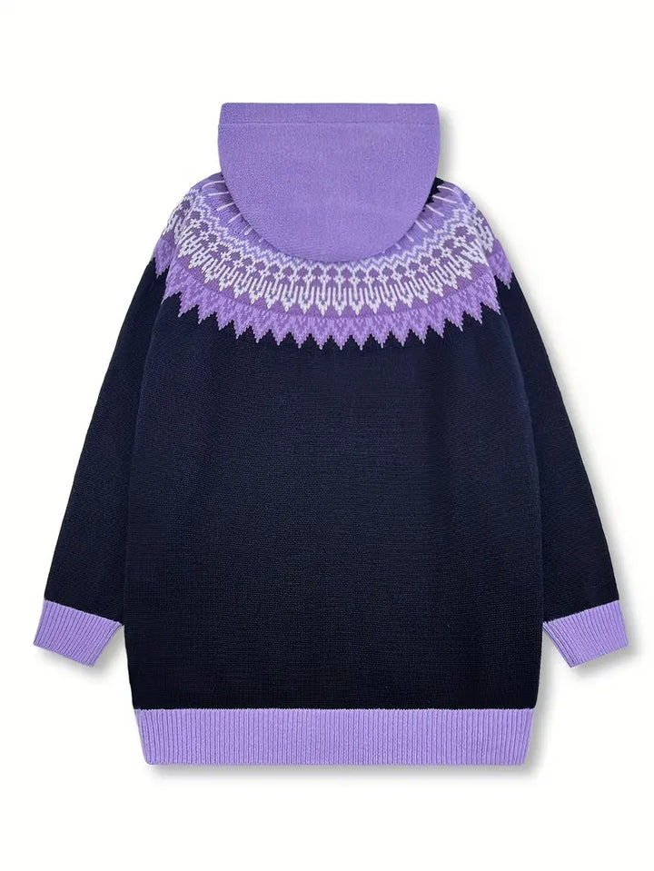 Women’s Cardigan | Hooded Button Front Pattern