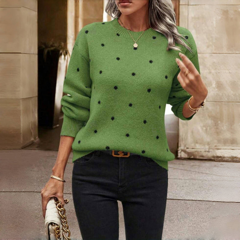 Women's Sweater | All-Over Dotted Pattern
