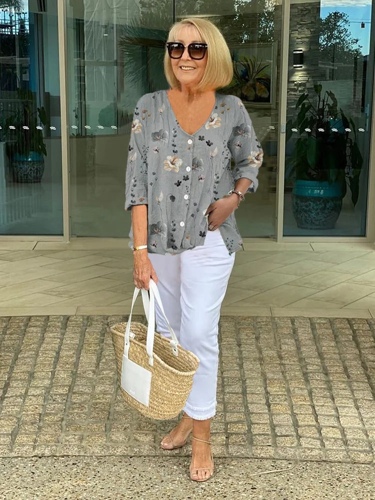 Women's Blouse | Three-Quarter Sleeve