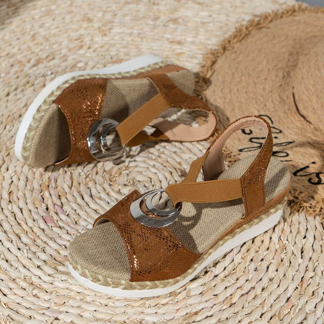 Sandals For Women | Open Toe Platform With Ankle Strap