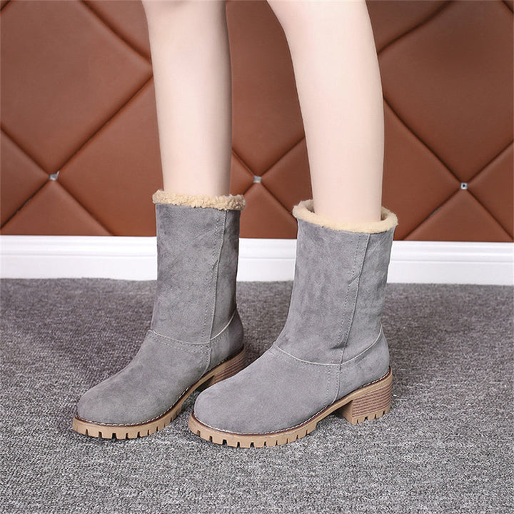 Boots for Women | Faux Shearling Cuff Ankle Style