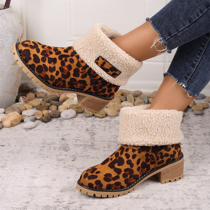 Boots for Women | Faux Shearling Cuff Ankle Style