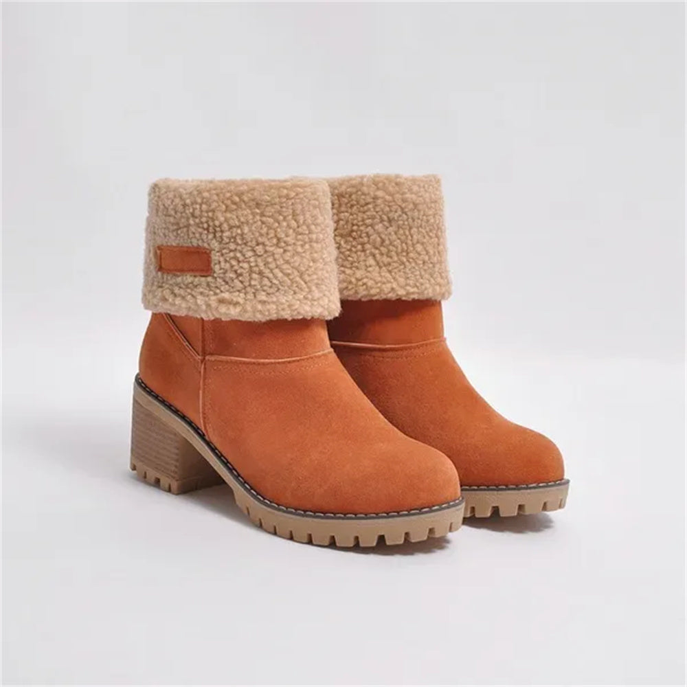Boots for Women | Faux Shearling Cuff Ankle Style