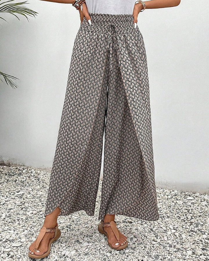 Women’s Trousers | Wide Leg Elastic Waist