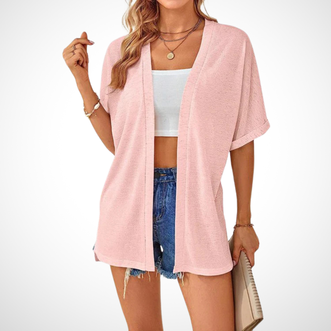 Women’s Cardigan | Draped Open Front