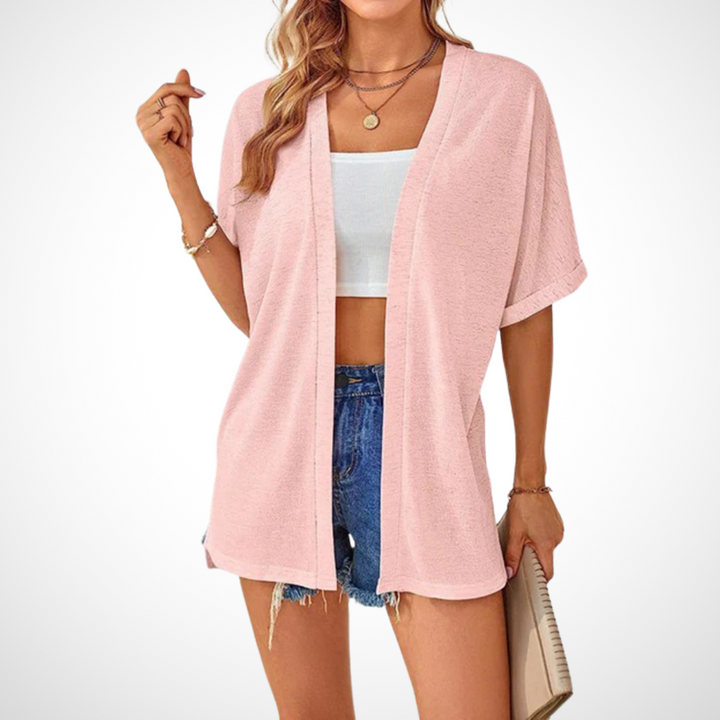 Women’s Cardigan | Draped Open Front