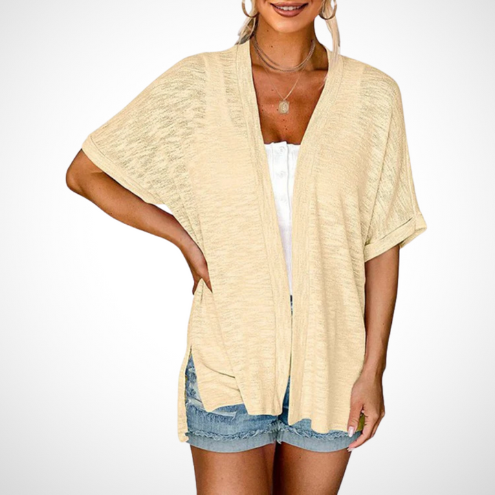 Women’s Cardigan | Draped Open Front
