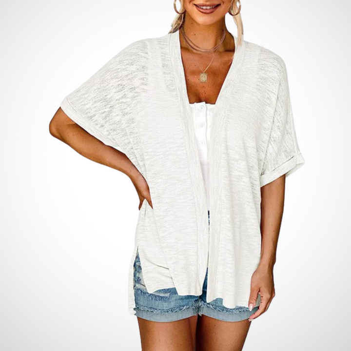 Women’s Cardigan | Draped Open Front
