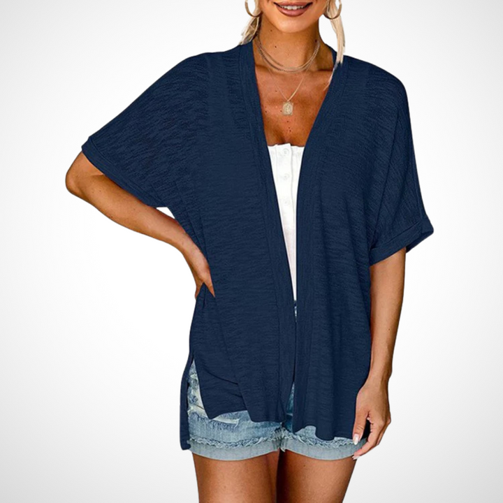Women’s Cardigan | Draped Open Front