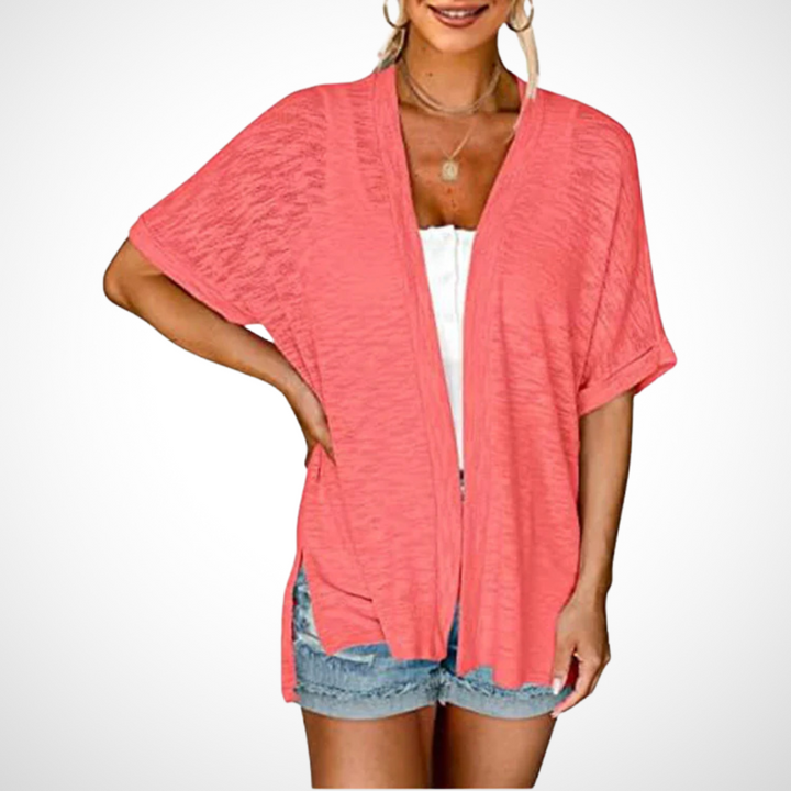 Women’s Cardigan | Draped Open Front