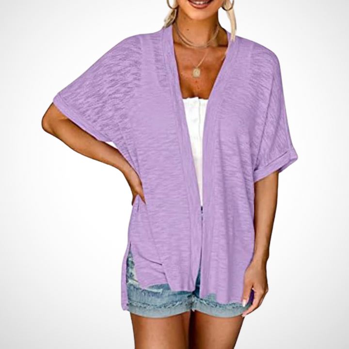 Women’s Cardigan | Draped Open Front