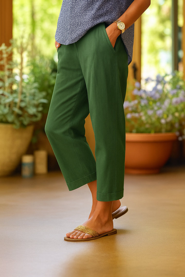 Women's Summer Trousers | Straight Leg