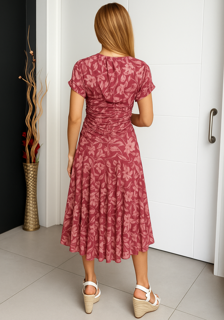 Women’s Dress | Floral Wrap Midi