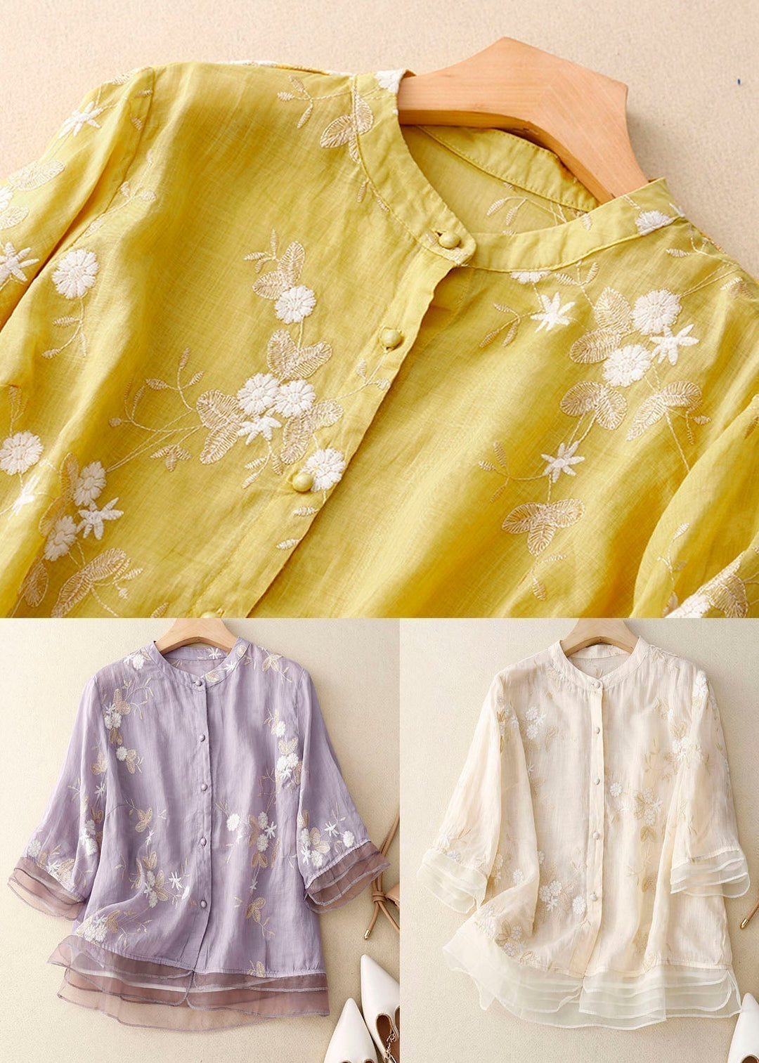 Women's Blouse | Embroidered Accents