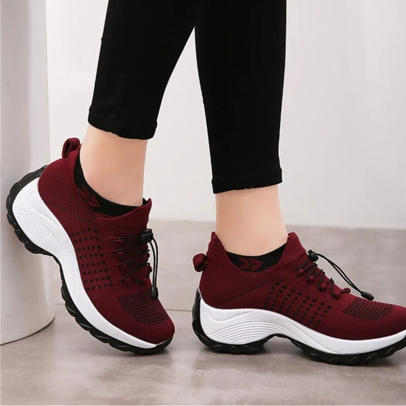 Sneakers For Women | Orthopedic Elastic Lace Front