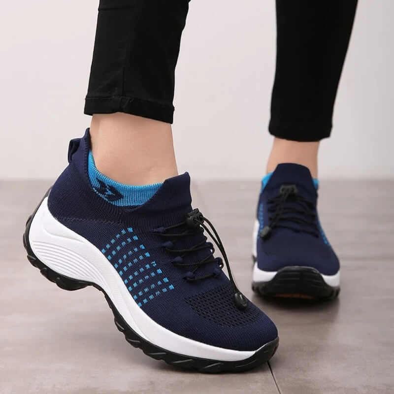 Sneakers For Women | Orthopedic Elastic Lace Front