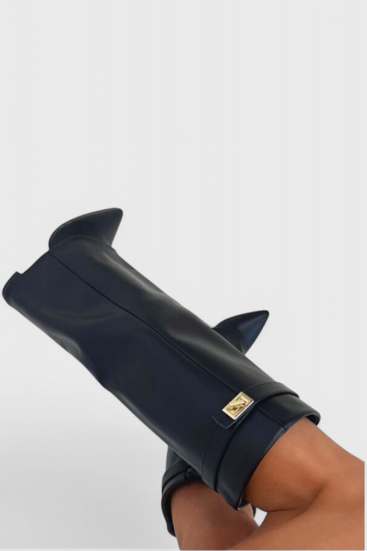 Boots For Women | Knee High Pointed Toe With Slim Heel