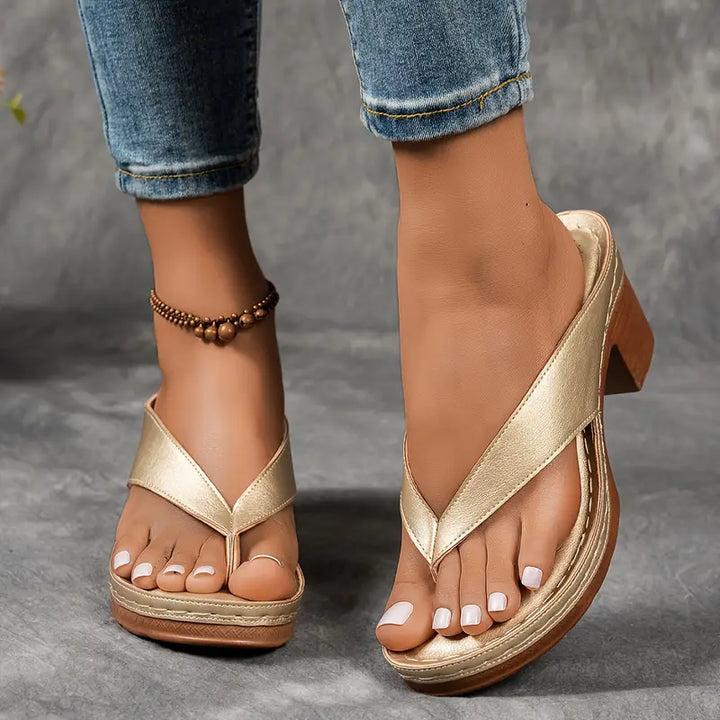 Women's Heeled Sandals | Orthopedic Open Toe