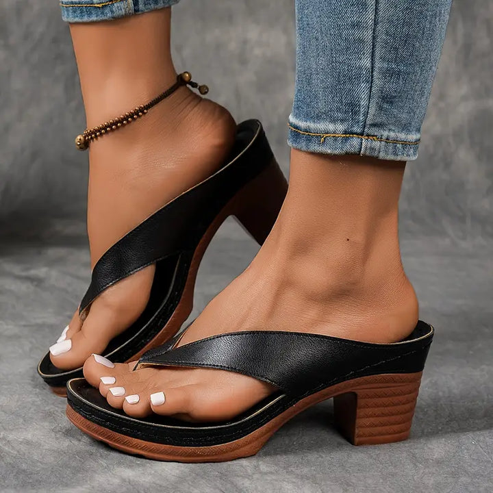 Women's Heeled Sandals | Orthopedic Open Toe