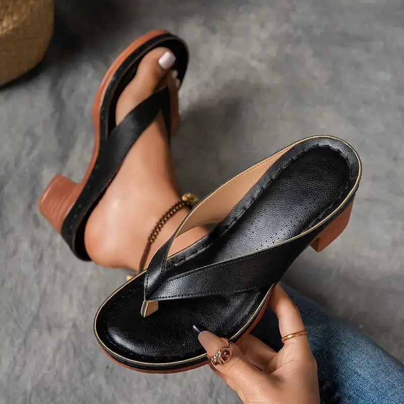 Women's Heeled Sandals | Orthopedic Open Toe